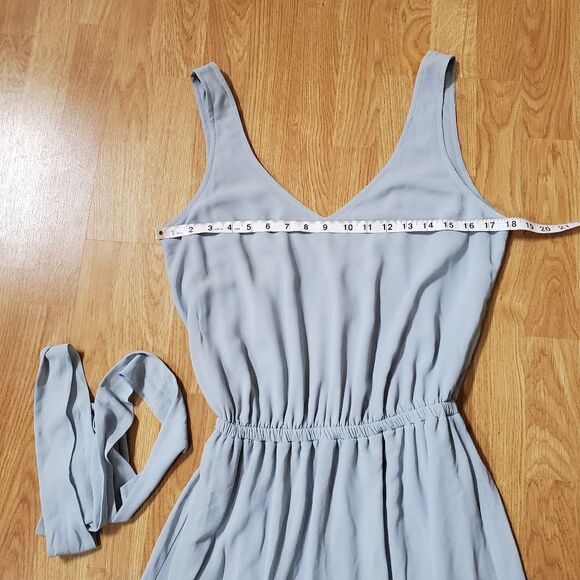 Show Me Your Mumu 'Kendall' Maxi Dress - size Large in Steel Blue - Picture 9 of 14